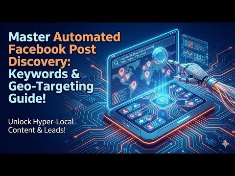 Best Facebook Auto Scraper Tool 2025: Filter by Niche & Region