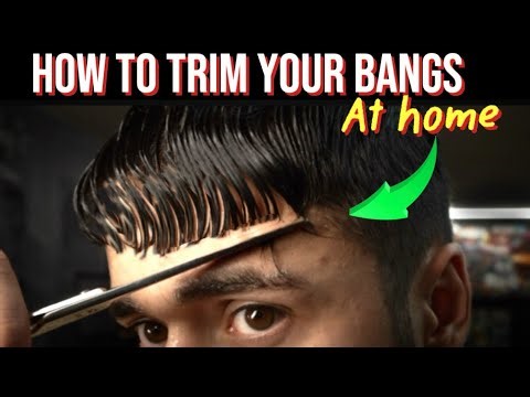 How To Trim Your Bangs (At Home)