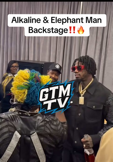 Alkaline, Dj Akademiks & elephant man backstage🔥 #alkaline #elephantman #djakademiks #vendetta #reggaefest