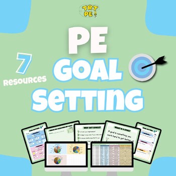 PE Goal Setting & Reflection Bundle | K–6 Physical Education Posters, Worksheets