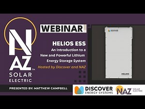 WEBINAR | Discover Energy Systems Presents - Introduction the HELIOS ESS