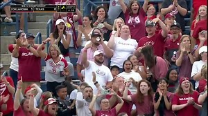 117K views · 2.6K reactions | No better way to reach 3️⃣0️⃣0️⃣ hits! Tiare drives in the first run of the title game and Sooner Nation is 퐋퐎퐔퐃! ↑1 | OU 1, UT 0 | Oklahoma Softball | Facebook