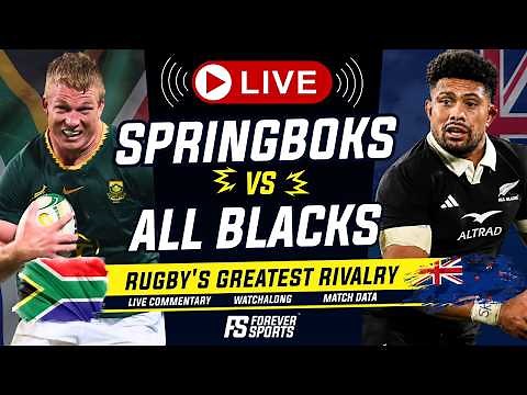 SPRINGBOKS vs ALL BLACKS LIVE! | New Zealand vs South Africa Live Commentary & Watchalong