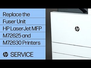 Replace the Fuser Unit | HP LaserJet MFP M72625 and M72630 Printers | HP Support