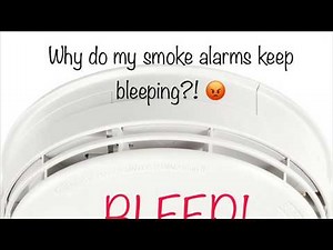 How to fix bleeping smoke alarms