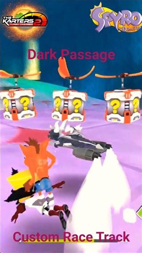 Dark Passage Custom Race Track: #TheKarters2 #SpyroTheDragon #Spyro #SpyroMods