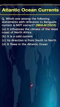 Ocean Currents of the Atlantic Ocean | Geography PYQs | UPSC CDS NDA CAPF