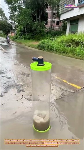 The Art of Demonstrating a Handheld Vacuum's Suction Power