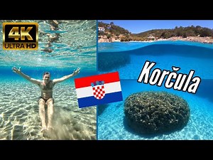 The Best Beaches on Korcula Island | 4K UHD