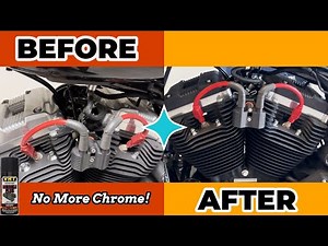 How To Wrinkle Paint Harley Rocker Covers (VHT Wrinkle Plus DIY) #sportster