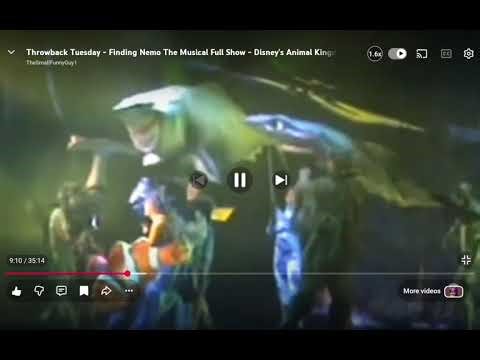 Finding Nemo the musical moonfish Marlin Dory acrhor Bruce chum Mr Ray crush bubble Deb Gill 2012