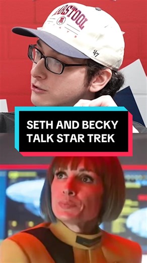 becky and seth talk star trek! #startrek #beckylynchwwe #sethrollins #startrekthenextgeneration