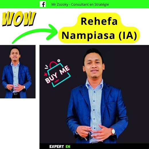 AHOANA NO ATAO RAHA TE HAMPITENY SARY IRAY AMIN'NY ALALAN'NY IA IANAO? --- 👉 ( Raha mety ianao, Soraty eo amin'ny COMMENTAIRE hoe : 𝗦𝗮𝗿𝘆 𝗺𝗶𝘁𝗲𝗻𝘆 𝗠𝗠.𝟳 dia ho zarainay par MP aminao ireo IA miisa 02 izay nanaovanay azy io ) #ia #MM7 #MrZozoky #photo ---------------- Mr Zozoky - Consultant en stratégie #LeLoupDeMadagascar | Mr Zozoky - Consultant en stratégie