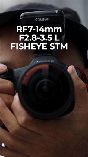 최대 190°화각의 어안 줌 렌즈, RF7-14mm F2.8-3.5 L FISHEYE STM
