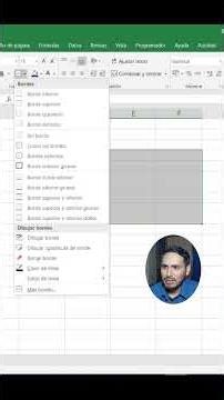 #shorts Bordes en Excel paso a paso. #excel l