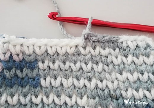 How to Crochet Waistcoat Stitch