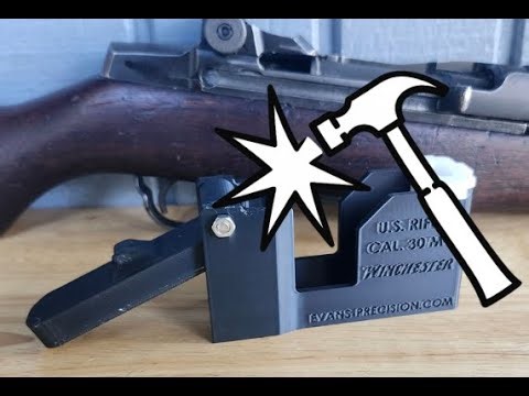 M1 Garand Enbloc Clip Loading Tool Test by Evans Precision