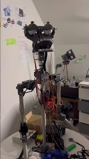 Testing New Eyes #animatronics #animatronictakover #anorrobotics #nosey #arduino