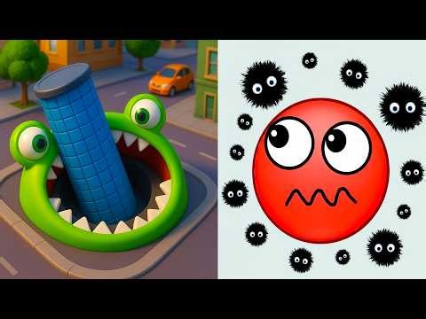 Hole.io VS Hide Ball || Epic MixPlay 🔥 Max Levels Unlocked | Full Gameplay Walkthrough #725