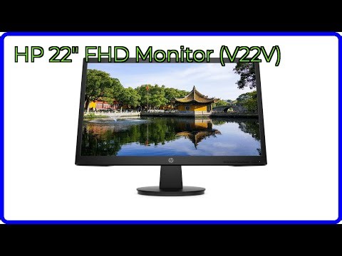 REVIEW: HP 22" FHD Monitor (V22V). ESSENTIAL details.