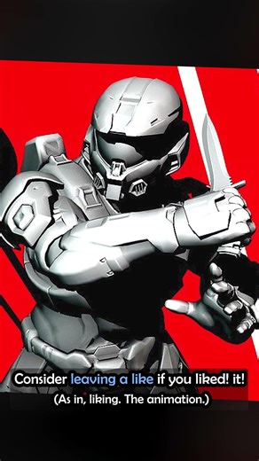 Strike a pose! 😎 Halo Infinite Animation #halo #haloart #3danimation