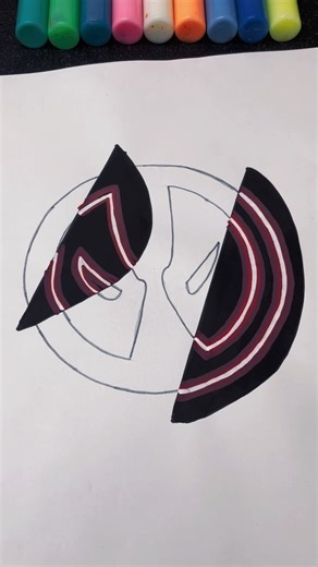 🧡Dead Pool🧡#Satisfying Art & Hacks#art #painting #drawing