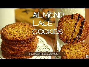ALMOND LACE COOKIES | FLORENTINE COOKIES | SLURP RECIPES
