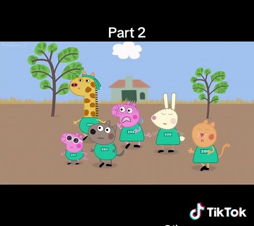 Peppapig squid game red light green light part 2 #peppapig #squidgame #viral #viral_video #fyp