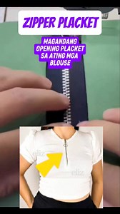 How to sew a zipper placket. #sewing #sewingtips #sewingtutorial #mananahi #sewinghacks #sewingtipsandtricks #sewerslife #sewingtricks #sewinglovers #SewingCommunity #sewingproject #sewer #sew | May Ann Palacio Domingo-Cirilo