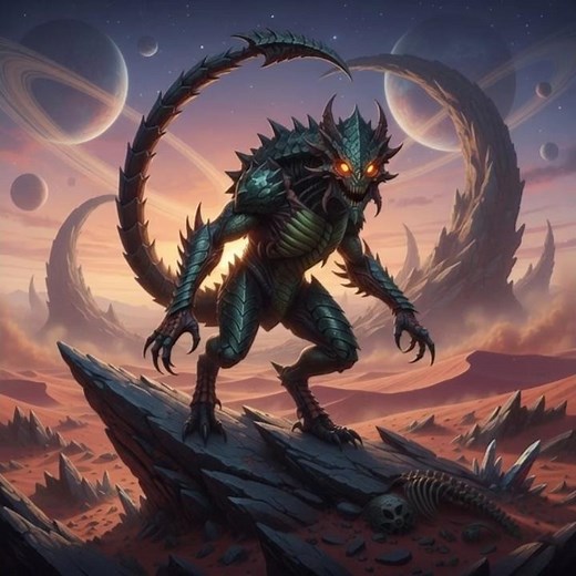 ALIEN RAGE: Armored Dragon-Creature Attack! 4K Sci-Fi Animation #automation #hybrid #roboto