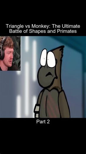 Part_2 Triangle vs Monkey The Ultimate Battle of Shapes and Primates Triangle vs Monkey: The Ultimate Battle of Shapes and Primates