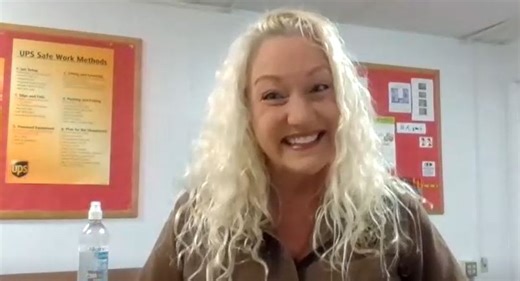 Daytona’s first female UPS driver helps welcome 1,500 others into 25-year accident-free honor club