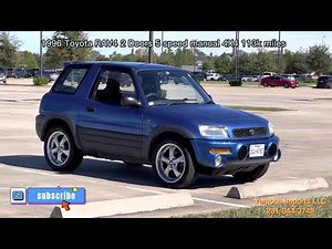 1996 Toyota RAV4 L 2 doors 5 speed manual 2.0L 3SGE engine full review