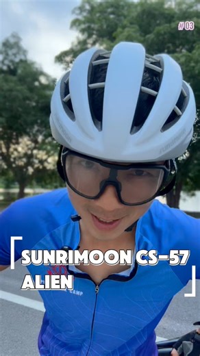 SUNRIMOON CS-57 Alien Helmetเบา ~235g | ระบายอากาศดี | ซับใน Ionic กันกลิ่น | คลิปแม่เหล็กล็อกเร็วหมวกที่ทั้งเท่ ทั้งปลอดภัย 🛡️📌 กดที่ตะกร้าสินค้าแล้วจัดไป!#AlienHelmet #SUNRIMOON #หมวกจักรยาน #BikeGear #HelmetSafety | Kai Smart Instructor