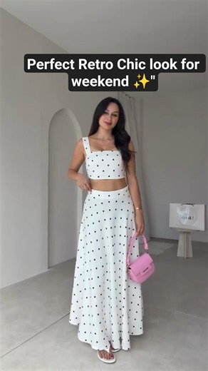 Trending Polka Dot Outfit Ideas | Chic Polka Dot Co-Ord Set Styling (Retro Fashion)