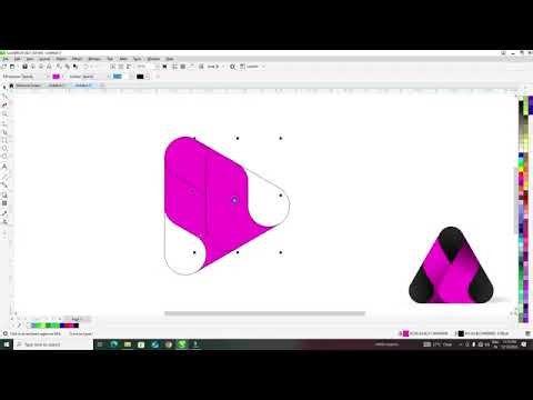 How to Make Flower Design / Flower Design In Coreldraw skb