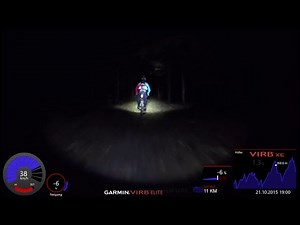 Bicycle Bike CREE XM-L T6 LED Light MTB Trail Test Full HD
