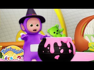 NEW | MAGIC TUBBY CUSTARD CAULDRON! Oh No Teddy in Trouble! | Teletubbies Let's Go Full Episode