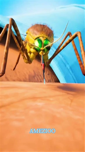 How a mosquito 🦟 bite a human