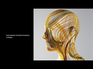 C4D Surface To Rope Dynamics