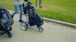 This is a great electric push cart. We review the Bat Caddy and provide a link to get yours for a discount. | Golf Life