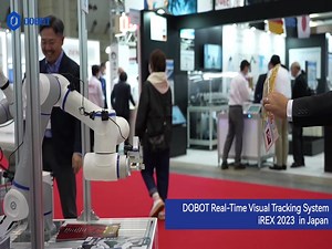 🌟 Don't miss this highlight – DOBOT Real-time Visual Tracking System by Dobot and partners FlareOriginal! Our interactive experience drew a crowd as visitors engaged with this technology. 📸 Hold up a poster, and watch the magic unfold! The vision cobot's camera communicates in real-time with the robot arm port, exchanging data every 8 milliseconds. 🔄 Experience the seamless recognition of poster movements and precise tracking – it's a showstopper at the concluded iREX! ✨ #Dobot #iREX2023 #CRA