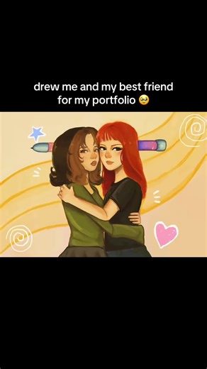 Digital Art Portfolio: Best Friend Illustrations