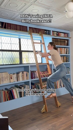 309K views · 1.7K reactions | I have linked every single thing we used for this build here! https://liketk.it/4N1XL By the way, I have nothing against Billy Bookcases, I am specifically referring to use them as the base for built-in bookshelves. This is a hack that I have seen floating around the Internet, where you take IKEA Billy bookshelves and build them in with trim to make them look. Here is why I decided not to do that. | Melissa Ashley Meares | Facebook