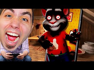 LET'S TRY THE DAMN TALKING TOM APP!! *SCARY*