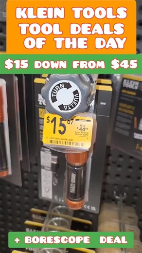 Klein Tools LED Flashlight & Borescope Deal at Lowe's