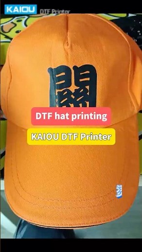 Custom Hat Printing with KAIOU DTF Printer | From Film to Perfect Cap