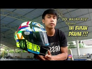 REVIEW HELM DQL 99% MIRIP AGV PISTA | EGI JHON