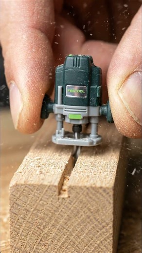 This FESTOOL Mini Plunge Router Is Tiny… But Dead Accurate #minitools #diy #festool