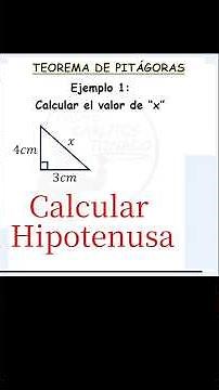 Calculate the hypotenuse using the Pythagorean theorem